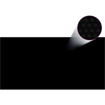 vidaXL Zwembadhoes rechthoekig 1200x600 cm PE zwart
