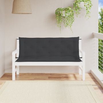 vidaXL Tuinbankkussen 150 cm oxford stof zwart