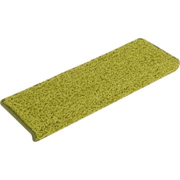 vidaXL Trapmatten 15 st 65x25 cm groen