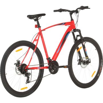 vidaXL Mountainbike 21 versnellingen 29 inch wielen 53 cm frame rood