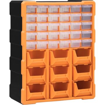 vidaXL Organiser met 39 lades 38x16x47 cm