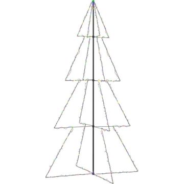 vidaXL Kegelkerstboom 360 LED's binnen en buiten 143x250 cm