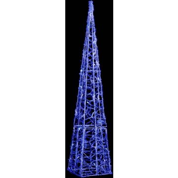 vidaXL Lichtkegel decoratief LED 90 cm acryl blauw