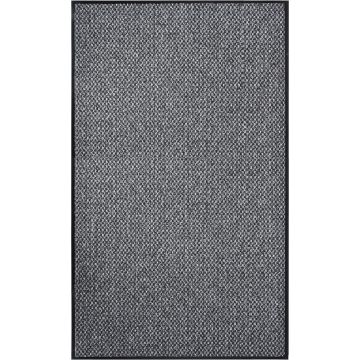 vidaXL Deurmat 90x150 cm grijs