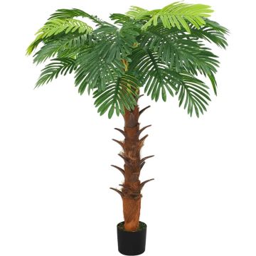 vidaXL Kunstplant met pot cycaspalm 160 cm groen