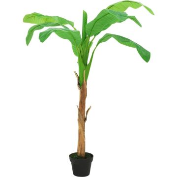 vidaXL Kunstboom met pot banaan 180 cm groen