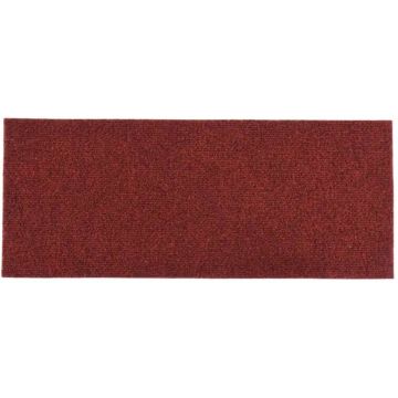 vidaXL 15 st Trapmatten zelfklevend rechthoekig 60x25 cm rood