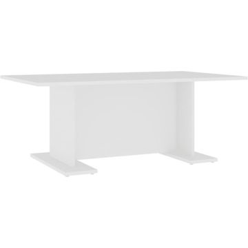 vidaXL Salontafel 103,5x60x40 cm spaanplaat wit