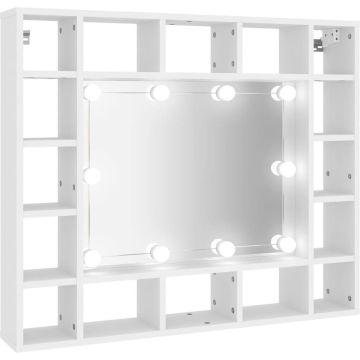 vidaXL-Spiegelkast-met-LED-verlichting-91x15x76,5-cm-wit