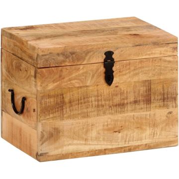 vidaXL Opbergbox 39x28x31 cm massief mangohout