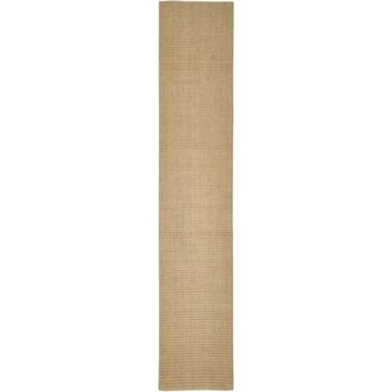 vidaXL Vloerkleed 66x350 cm natuurlijk sisal