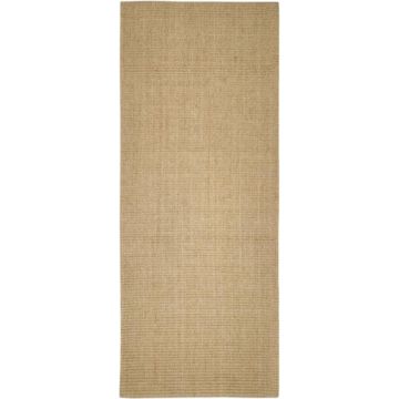 vidaXL Vloerkleed 100x250 cm natuurlijk sisal