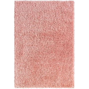 vidaXL Vloerkleed shaggy hoogpolig 50 mm 160x230 cm roze