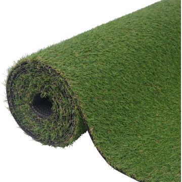 vidaXL Kunstgras 1x8 m/20 mm groen