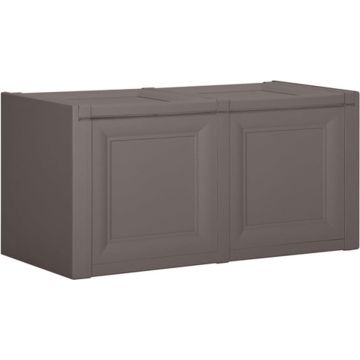 vidaXL Kussenbox 85 L 86x40x42 cm grijs