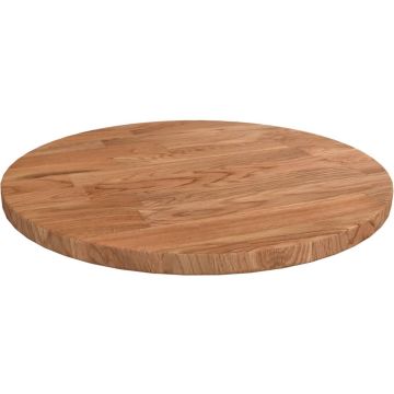 vidaXL-Tafelblad-rond-Ø30x1,5-cm-bewerkt-massief-eikenhout-lichtbruin