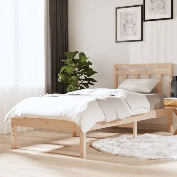 vidaXL Bedframe massief grenenhout 100x200 cm