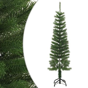 vidaXL Kunstkerstboom met standaard smal 150 cm PE