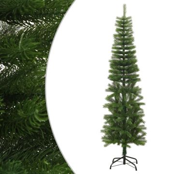 vidaXL Kunstkerstboom met standaard smal 180 cm PE