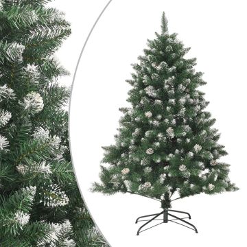 vidaXL Kunstkerstboom met standaard 120 cm PVC