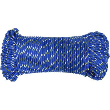 vidaXL Boottouw 5 mm 100 m polypropyleen blauw