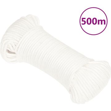 vidaXL Boottouw 3 mm 500 m polypropyleen volwit