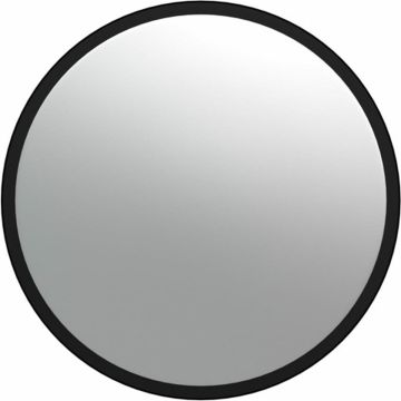 vidaXL Verkeersspiegel voor binnen convex Ø40 cm acryl zwart