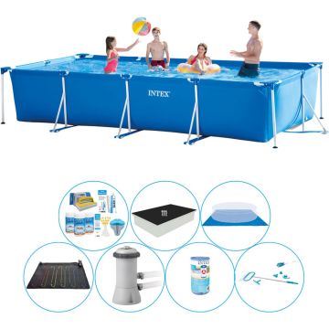 Zwembad Super Set - Frame Pool Rechthoekig 450x220x84 cm