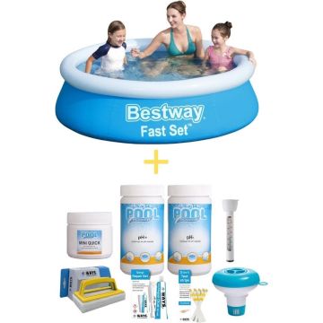 Bestway Zwembad - Fast Set - 183 x 51 cm - Inclusief Onderhoudspakket Small