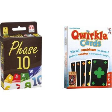 Spellenbundel - Kaartspel - 2 stuks - Phase 10 &amp; Qwirkle Kaartspel