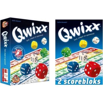 Spellenbundel - 2 stuks - Dobbelspel - Qwixx &amp; 2 extra scorebloks