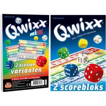 Spellenbundel - 2 stuks - Qwixx Mixx &amp; 2 extra scoreblocks