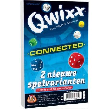 Spellenbundel - 2 stuks - Dobbelspel - Qwixx Connected &amp; 2 extra scoreblocks