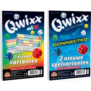 Spellenbundel - 2 stuks - Dobbelspel - Qwixx Mixx &amp; Qwixx Connected