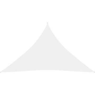 Decoways - Zonnescherm driehoekig 3x3x4,24 m oxford stof wit