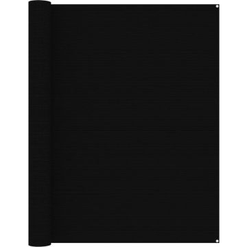 Decoways - Tenttapijt 250x500 cm zwart