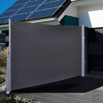 Decoways - HI Privacyscherm 3x1,6 m polyester zwart
