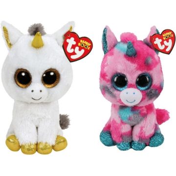 Ty - Knuffel - Beanie Boo's - Gumball Unicorn &amp; Pegasus Unicorn