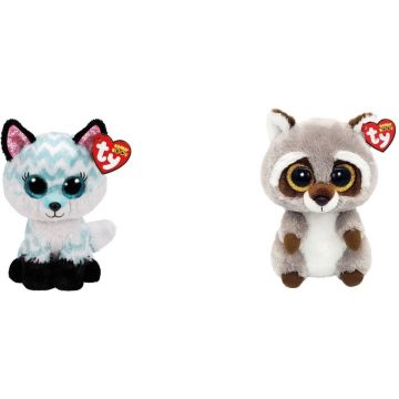 Ty - Knuffel - Beanie Boo's - Atlas Fox &amp; Racoon