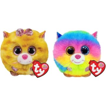 Ty - Knuffel - Teeny Puffies - Tabitha Cat &amp; Gizmo Cat