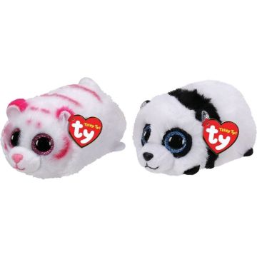 Ty - Knuffel - Teeny Ty's - Tabor Tiger &amp; Bamboo Panda