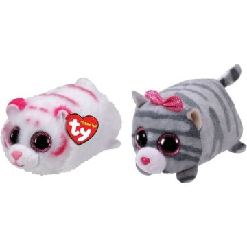 Ty - Knuffel - Teeny Ty's - Tabor Tiger &amp; Cassie Mouse