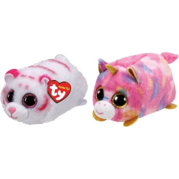 Ty - Knuffel - Teeny Ty's - Tabor Tiger &amp; Star Unicorn