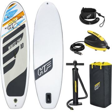 Bestway Sup Board - Hydro Force - White Cap Set en SUP Elektrische Luchtpomp 12V