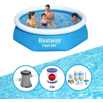 Bestway Zwembad Fast Set - Zwembad Bundel - 244x61 cm