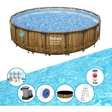 Bestway Zwembad Power Steel Swim Vista - Zwembad Bundel - 488x122 cm