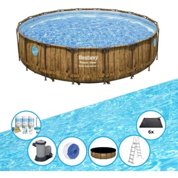 Bestway Zwembad Power Steel Swim Vista - Zwembad Deal - 549x122 cm