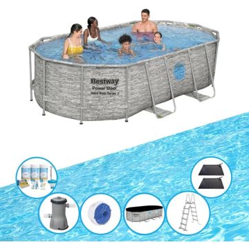 Bestway Zwembad Power Steel Swim Vista - Zwembad Deal - 427x250x100 cm