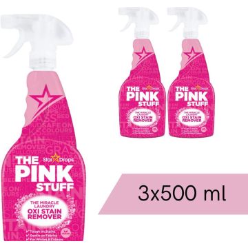 The Pink Stuff - Vlekverwijderaar Spray - 3 x 500 ml - Voordeelverpakking