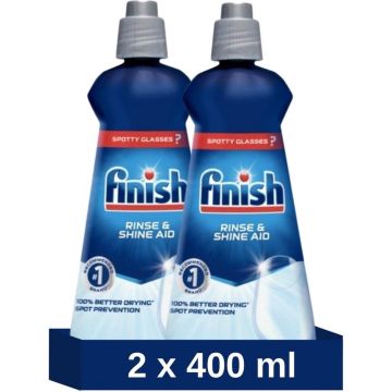 Finish Glansspoelmiddel - 400 ml - 2 stuks - Voordeelverpakking